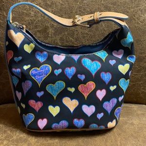 Dooney&Bourke colored heart handbag